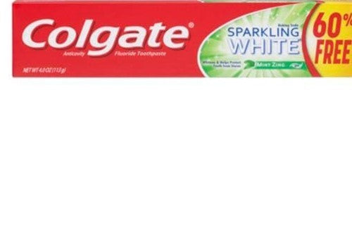 COLGATE SPARKING WHITE MINT ZING GEL 113g