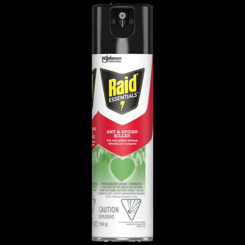 RAID ANT & SPIDER BUG KILLER 350G X 12