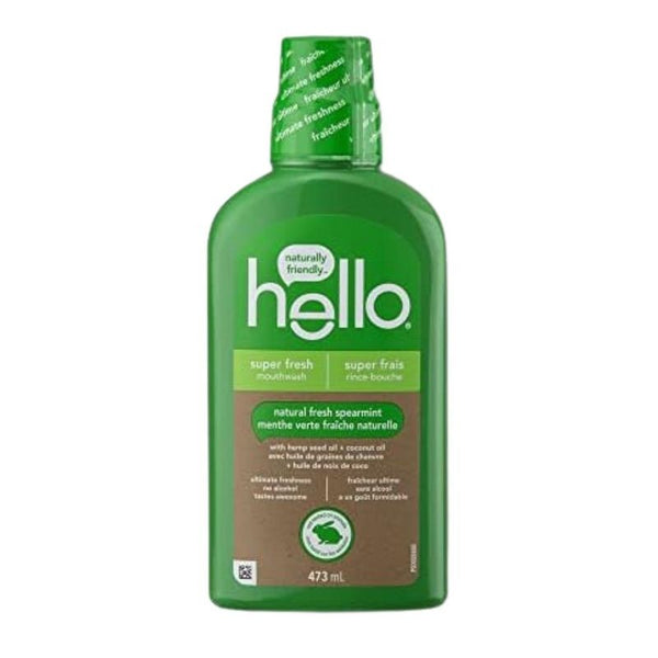 HELLO MOUTHWASH NATURALLY SUPER FRESH