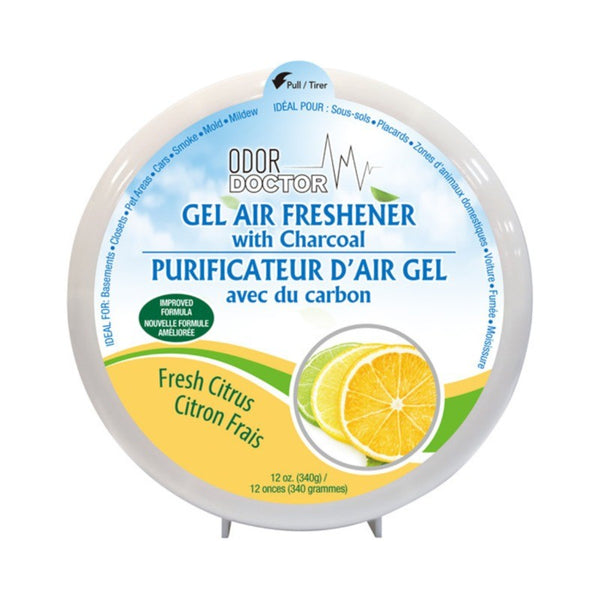 ODOR DOCTOR GEL AIR FRESHENER VANILLA SNDLWD 340G X 12..