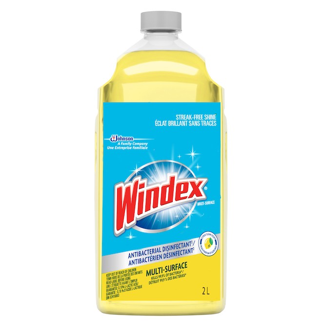 Windex Multisurface Antibacterial Disinfectant Cleaner Refill 2L