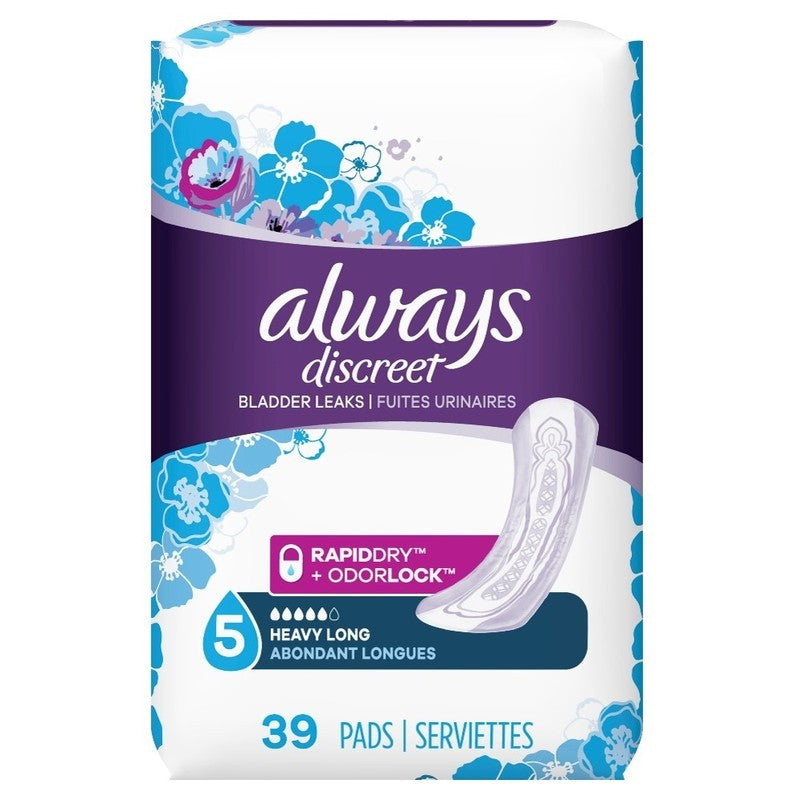 Always Discreet Pads Max Long 3X39EA