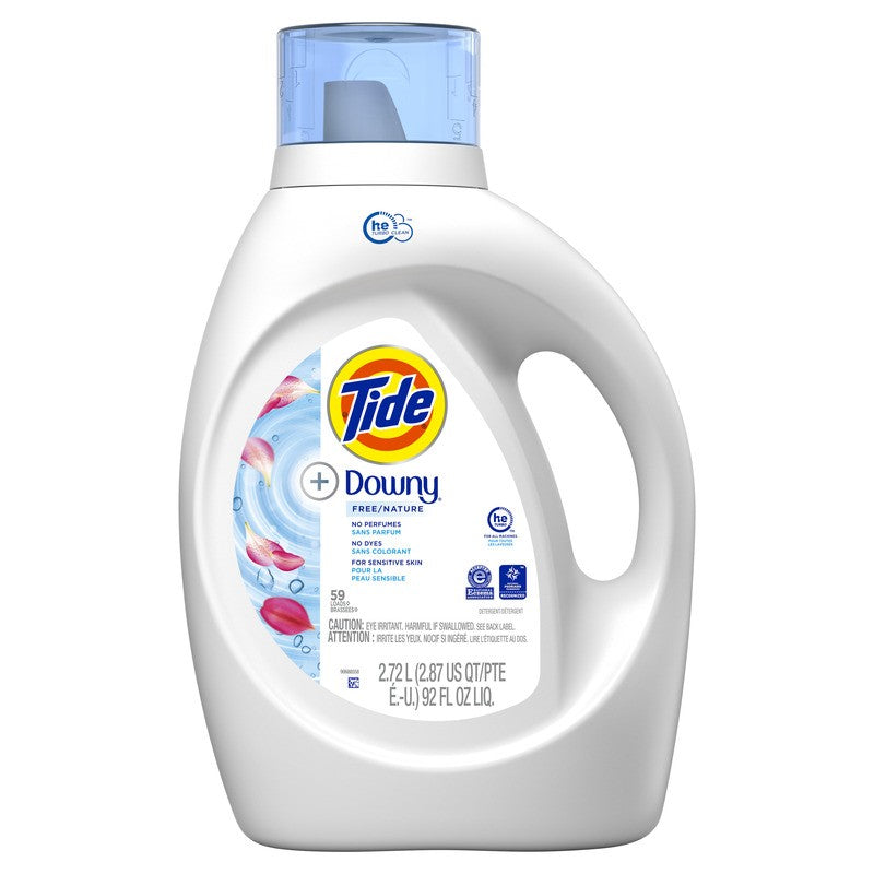 Tide 92 Oz +Downy Free Liquid Laundry Detergent