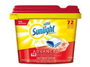 SUNLIGHT ADVANCED DISHWASHER DETERGENT, 72 COUNT