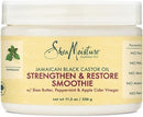 SHEA MOISTURE HAIR CREAM STRENGTHEN & RESTORE SMOOTHIE JAMAICAN BLACK CASTORE OIL 326G