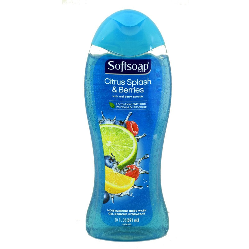 SOFTSOAP BODY WASH CITRUS SPLASH & BERRIES 591ML