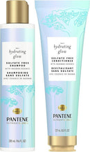 PANTENE SULFATE FREE SHAMPOO AND CONDITIONER SET WITH BAOBAB ESSENCE, NUTRIENT BLENDS HYDRATING GLOW 522 ML