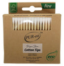 PUREST 200 PCS COTTON BUDS BAMBOO STICK IN PAPER BOX