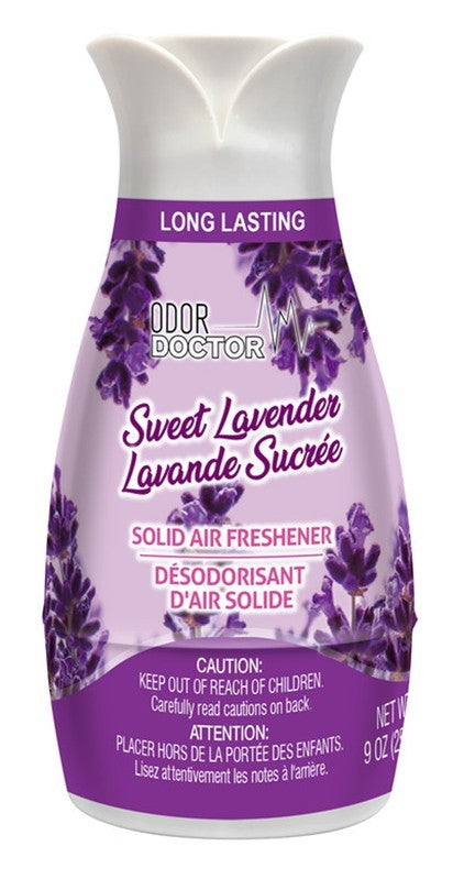 ODOR DOCTOR SOLID AIR FRESHENER CONE SWEET LAVENDER 250G