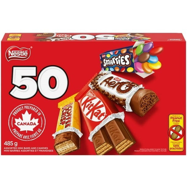 NESTLE ASSORTED MINIS 50CT CS 20X485G