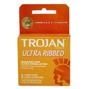 TROJAN 3CT ULTRA RIBBED/48 ()