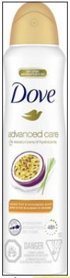 DOVE BODY SPRAY ANTI-PERSPIRANT PASSION FRUIT 200 ML