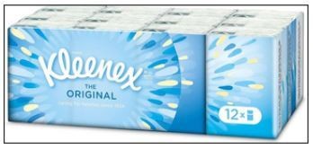 KLEENEX ORIGINAL 12PC