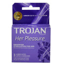 TROJAN 3CT HER PLEASURE SENSATIONS/48 ()