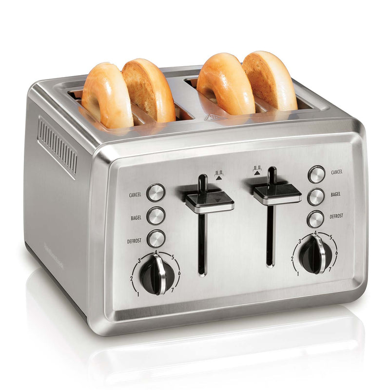 Hamilton Beach 24794C 4 Slice Toaster with Extra-Wide Slots Stainless Steel