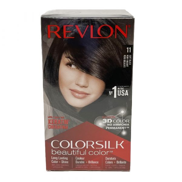 REVLON COLORSILK #11 SOFT BLACK/12 ()