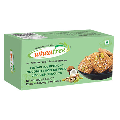 Wheafree Pistachio Cookies 24x200g