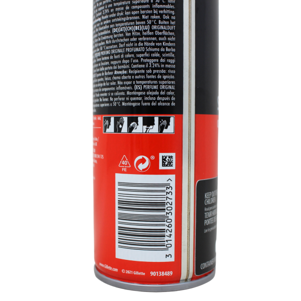 GILLETTE FOAMY 300ML REGULAR/6 ()