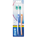 ORAL-B T/B MEDIUM 2PK 123 CLASSIC CARE/72 ()