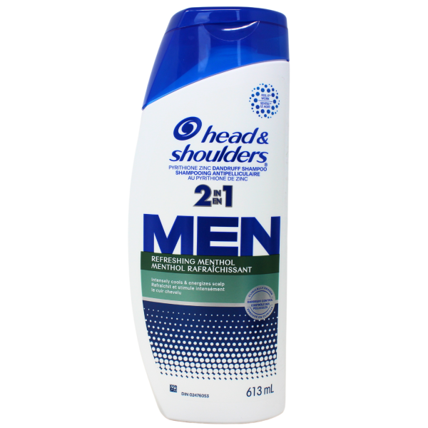 Head&Shoulders Shamp 613ml 2in1 Menthol (B) /4