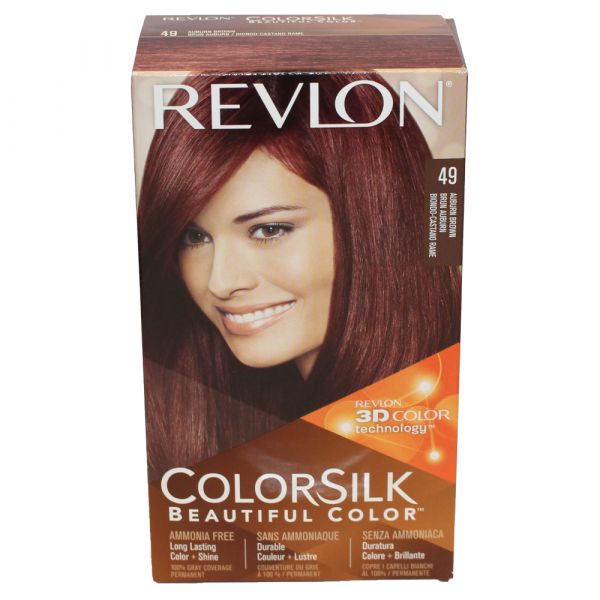 REVLON COLORSILK #49 AUBURN BROWN/12 ()