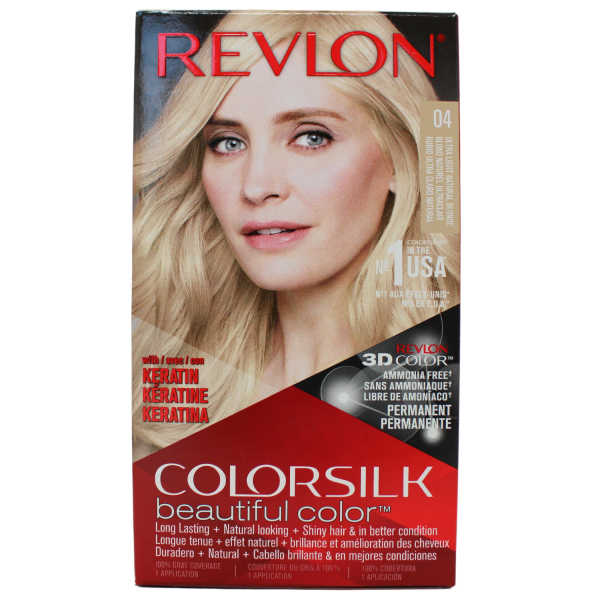 REVLON COLORSILK #04 ULTRA LIGHT NATURAL BLONDE/12 ()
