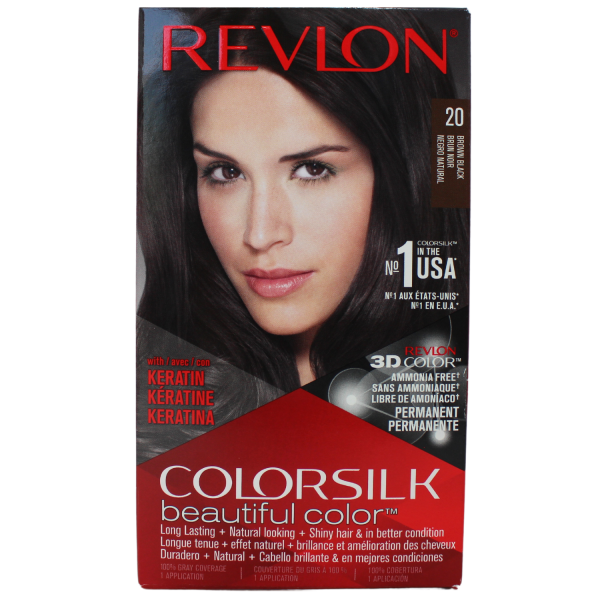 REVLON COLORSILK #20 BROWN BLACK/12 ()
