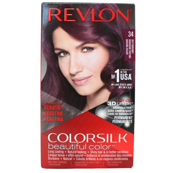 REVLON COLORSILK #34 DEEP BURGUNDY/12 ()