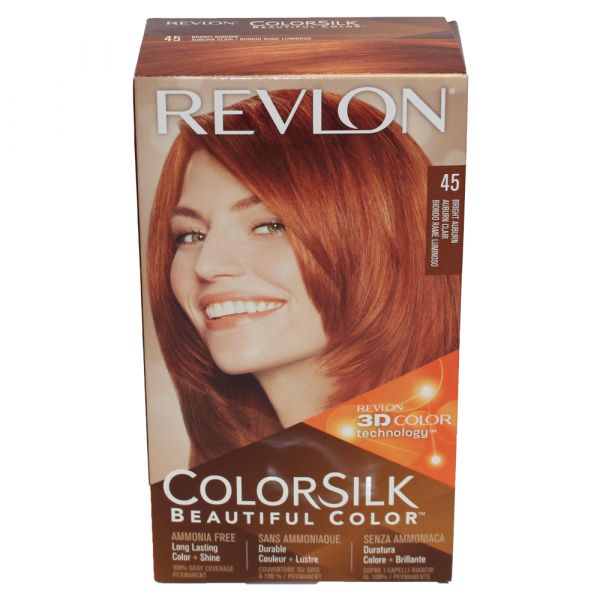 REVLON COLORSILK #45 BRIGHT AUBURN/12 ()