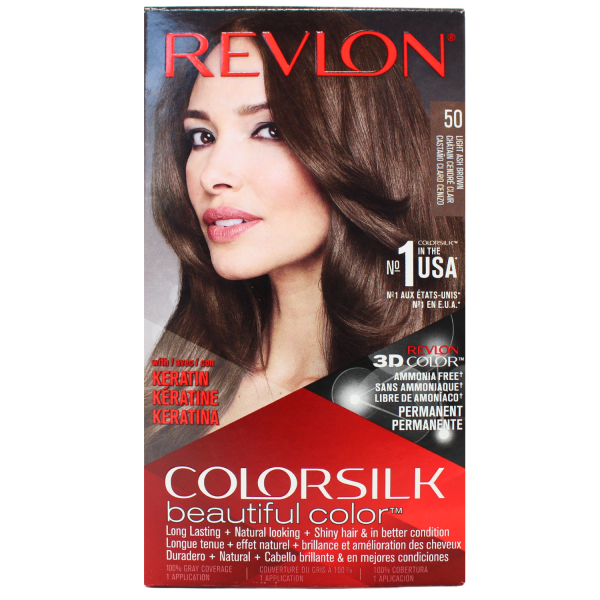 REVLON COLORSILK #50 LIGHT ASH BROWN/12 ()