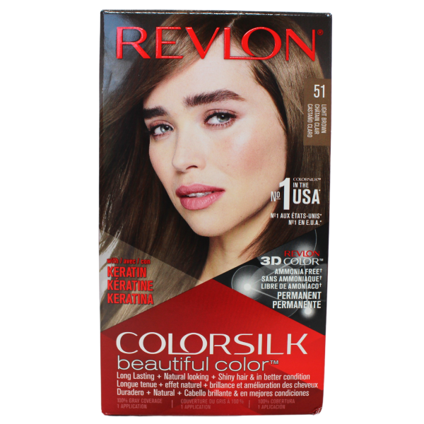REVLON COLORSILK #51 LIGHT BROWN/12 ()