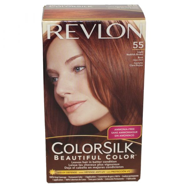REVLON COLORSILK #55 LIGHT REDDISH BROWN/12 ()