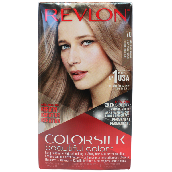REVLON COLORSILK #70 MEDIUM ASH BLONDE/12 ()