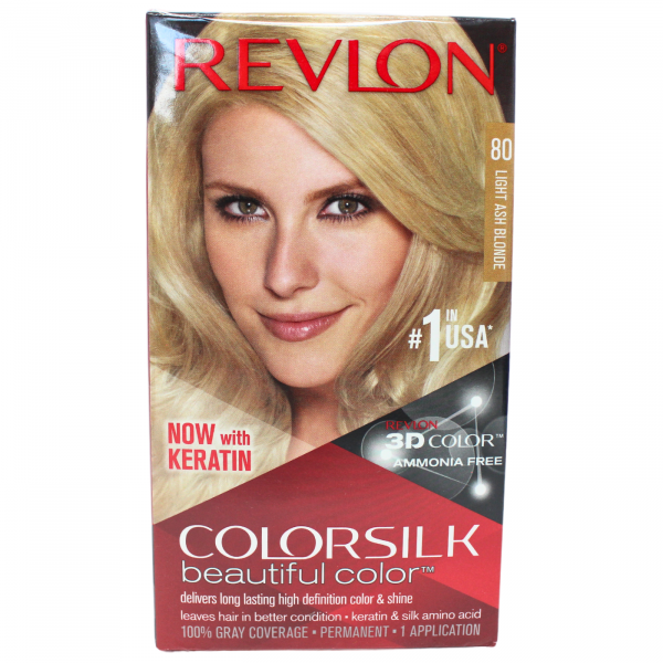 REVLON COLORSILK #80 LIGHT ASH BLONDE/12 ()