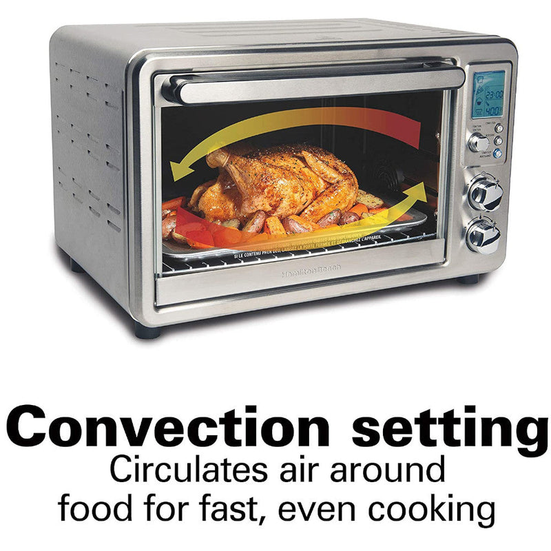 HAMILTON BEACH Sure-Crisp Digital Air Fryer Toaster Oven with Rotisserie - 31194C