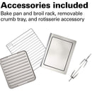 HAMILTON BEACH Sure-Crisp Digital Air Fryer Toaster Oven with Rotisserie - 31194C