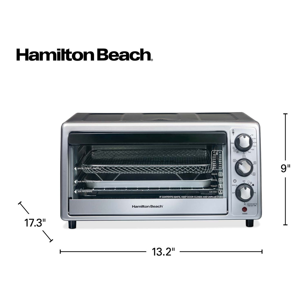 Hamilton Beach Sure-Crisp Air Fryer Toaster Oven, 6 Slice Capacity