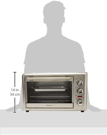 Hamilton Beach 31103DC Countertop Oven with Convection and Rotisserie, Stainless Steel