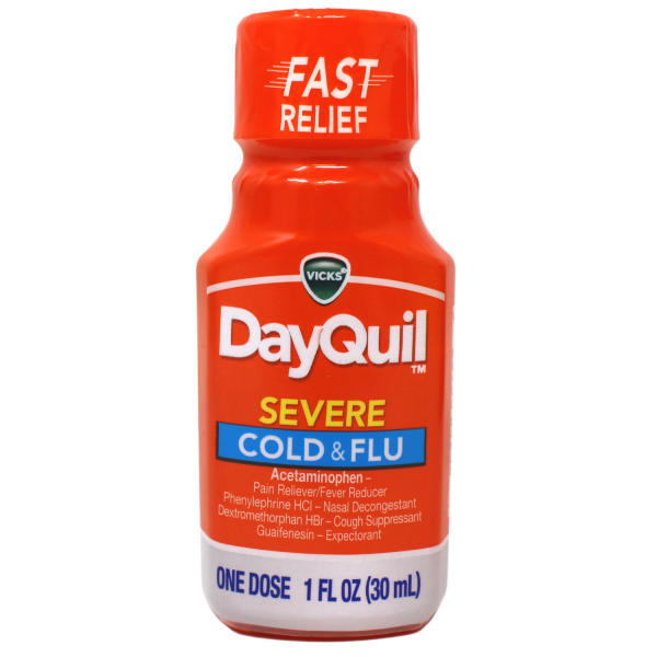 Dayquil Severe Cold & Flu One Dose/8x4