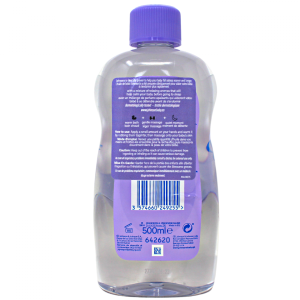 Johnsons Baby Oil 500ml/12