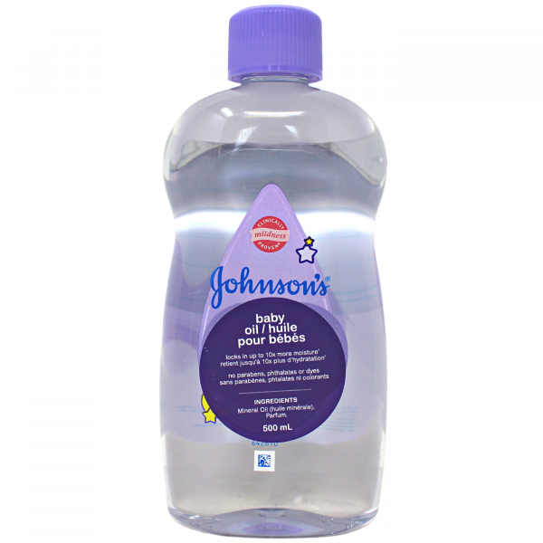 Johnsons Baby Oil 500ml/12