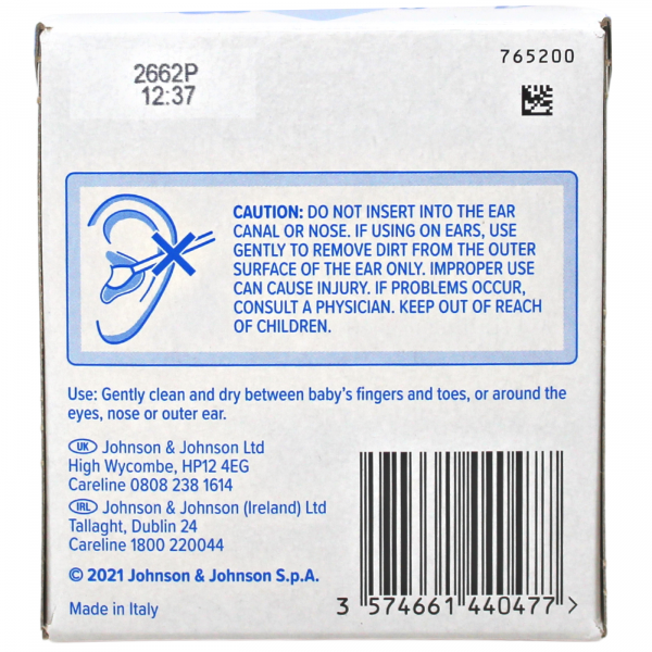 JOHNSONS COTTON BUDS 200CT(IT)/6 ()