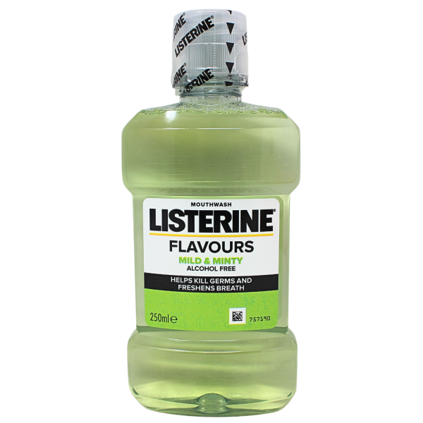 LISTERINE M/W 250ML MILD & MINTY/6 ()