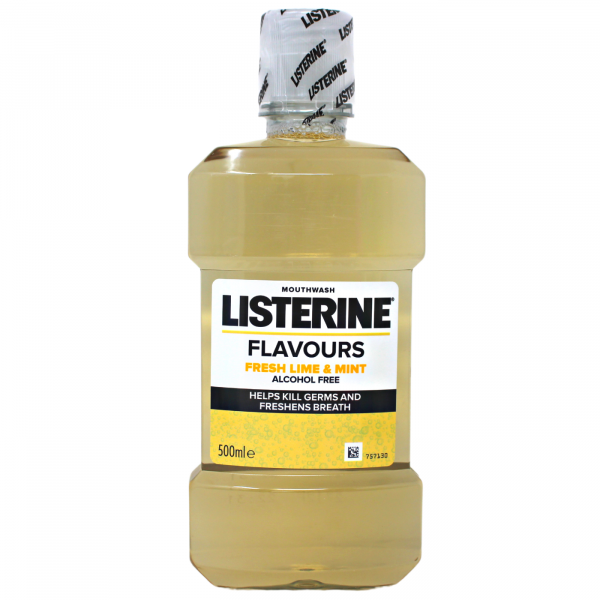 LISTERINE M/W 500ML FRESH LIME & MINT/6 ()