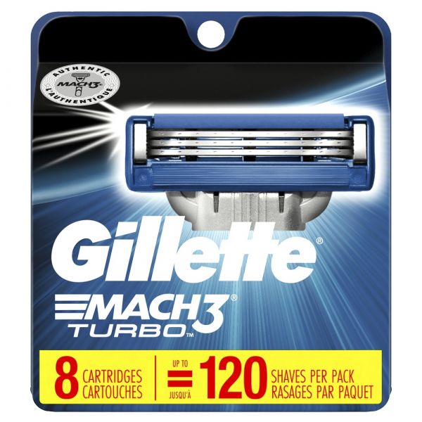 GILLETTE MACH 3 TURBO 8CARTS/3 ()