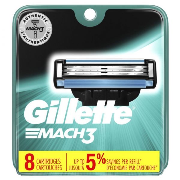 GILLETTE MACH 3 8CARTS/3 ()