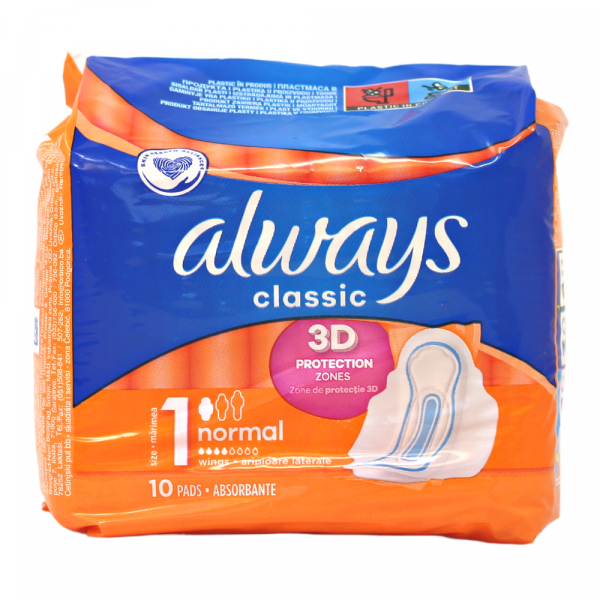 ALWAYS CLASSIC 10CT NORMAL WINGS/16 ()