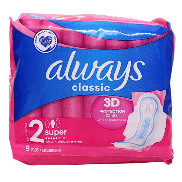 ALWAYS CLASSIC 9CT MAXI W/ WINGS/16 ()