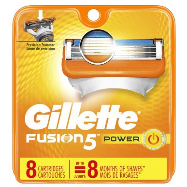 Gillette Fusion5 Pwr 8carts/3