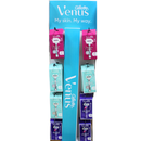 Gillette Men & Woman 34ct Razor +Cart Display/1